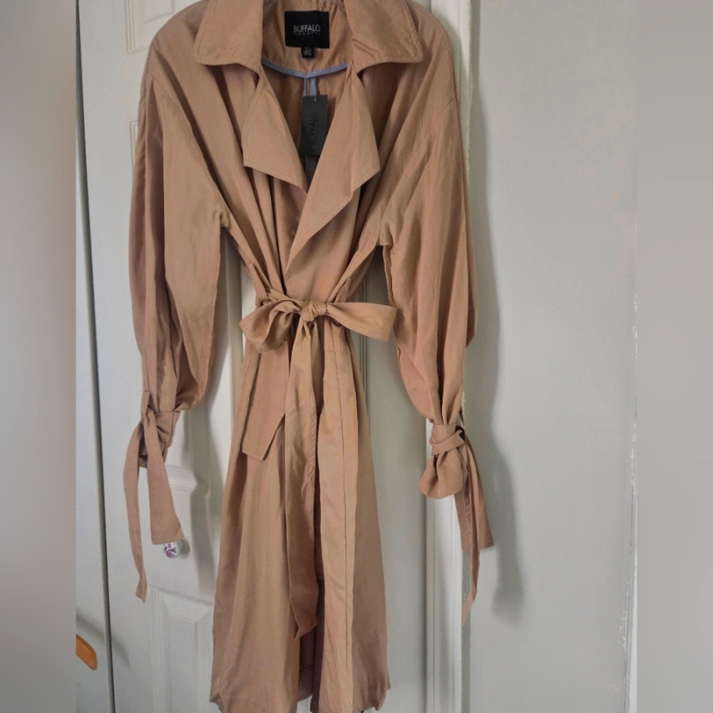 Buffalo Tan Trench Coat